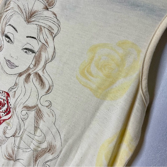 Disney Parks Belle Enchanted Rose Beauty and the Beast Tank Top Size XS - Picture 3 of 8
